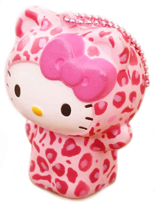 Hello Kitty Squishy Pink Leopard