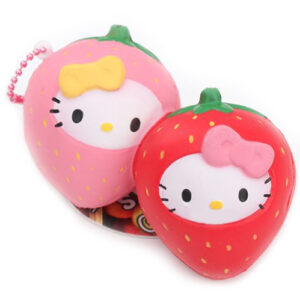 Hello Kitty Squishy Strawberry Charm